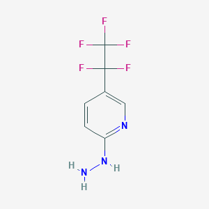 (5-Pentafluoroethyl-pyridin-2-yl)-hydrazine