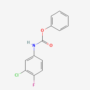 phenyl N-(3-chloro-4-fluorophenyl)carbamate