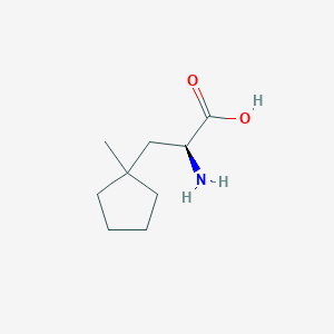 (2S)-2-Amino-3-(1-methylcyclopentyl)propanoic acid