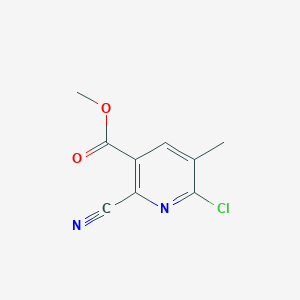 Methyl 6-chloro-2-cyano-5-methylnicotinate