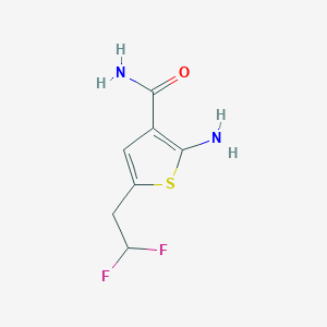 2-Amino-5-(2,2-difluoroethyl)thiophene-3-carboxamide