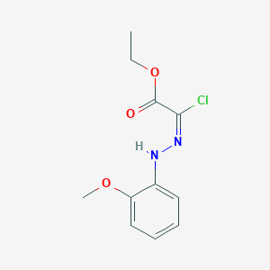 Ethyl (Z)-2-Chloro-2-(2-(2-methoxyphenyl)hydrazineylidene)acetate