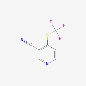 4-(Trifluoromethylthio) nicotinonitrile