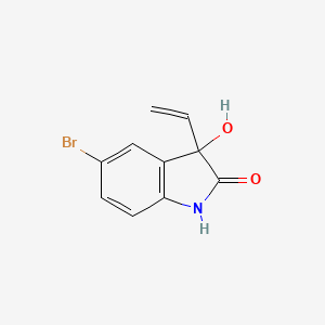 5-Bromo-3-hydroxy-3-vinylindolin-2-one