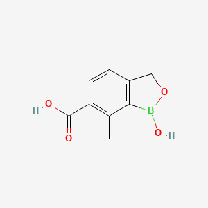 1-Hydroxy-7-methyl-1,3-dihydrobenzo[c][1,2]oxaborole-6-carboxylic acid