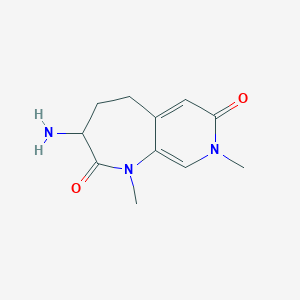 3-Amino-1,8-dimethyl-4,5-dihydro-1H-pyrido[3,4-b]azepine-2,7(3H,8H)-dione