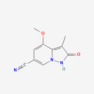 2-Hydroxy-4-methoxy-3-methylpyrazolo[1,5-a]pyridine-6-carbonitrile