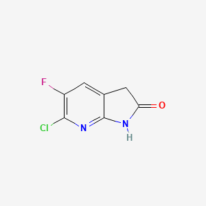 6-Chloro-5-fluoro-1H-pyrrolo[2,3-b]pyridin-2(3H)-one