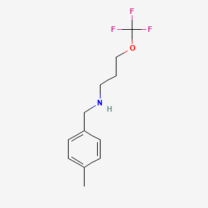 (4-Methyl-benzyl)-(3-trifluoromethoxy-propyl)-amine