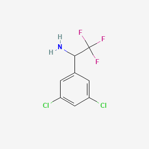 1-(3,5-Dichlorophenyl)-2,2,2-trifluoroethan-1-amine