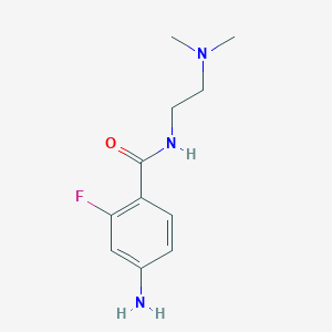 4-Amino-N-(2-(dimethylamino)ethyl)-2-fluorobenzamide