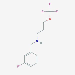 (3-Fluoro-benzyl)-(3-trifluoromethoxy-propyl)-amine