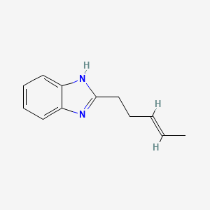 molecular formula C12H14N2 B1175947 2-(Pent-3-en-1-yl)-1H-benzo[d]imidazole CAS No. 146350-88-1