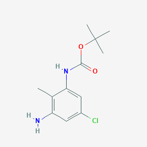 tert-Butyl (3-amino-5-chloro-2-methylphenyl)carbamate