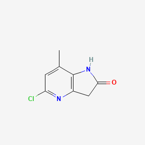 5-chloro-7-methyl-1H,2H,3H-pyrrolo[3,2-b]pyridin-2-one