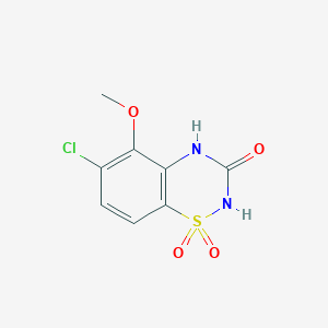 6-Chloro-5-methoxy-2H-benzo[e][1,2,4]thiadiazin-3(4H)-one 1,1-dioxide