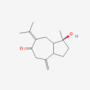 (1S)-1-hydroxy-1-methyl-4-methylidene-7-(propan-2-ylidene)-decahydroazulen-6-one