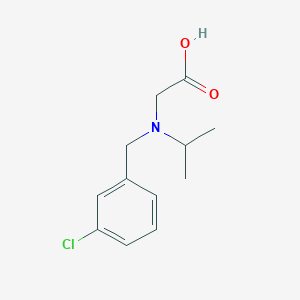 molecular formula C12H16ClNO2 B11759511 [(3-Chloro-benzyl)-isopropyl-amino]-acetic acid 