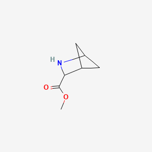 molecular formula C7H11NO2 B11759597 Methyl 2-azabicyclo[2.1.1]hexane-3-carboxylate 