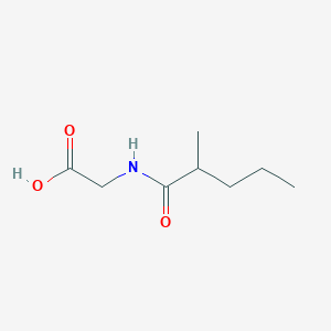 molecular formula C8H15NO3 B11759598 2-(2-Methylpentanamido)acetic acid 