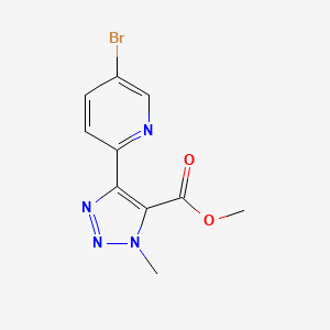 methyl 4-(5-bromopyridin-2-yl)-1-methyl-1H-1,2,3-triazole-5-carboxylate