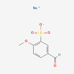 5-Formyl-2-methoxybenzene-1-sulfonate sodium