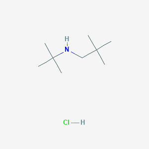 N-tert-butyl-2,2-dimethylpropan-1-amine;hydrochloride