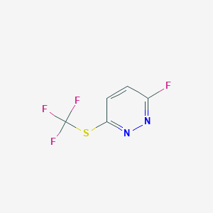 3-Fluoro-6-trifluoromethylsulfanylpyridazine