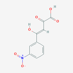 4-Hydroxy-4-(3-nitro-phenyl)-2-oxo-but-3-enoic acid