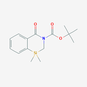 tert-Butyl 1,1-dimethyl-4-oxo-1,2-dihydrobenzo[d][1,3]azasiline-3(4H)-carboxylate