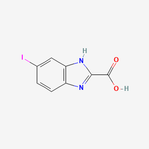 molecular formula C8H5IN2O2 B11759932 6-Iodo-1H-benzimidazole-2-carboxylic acid 