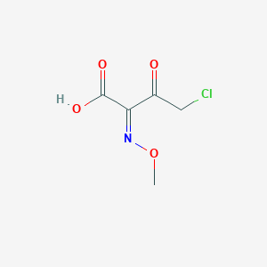 molecular formula C5H6ClNO4 B11759950 (2Z)-4-Chloro-2-(methoxyimino)-3-oxobutanoic acid 