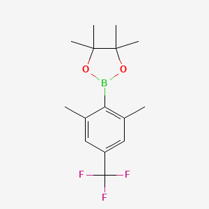 2-(2,6-Dimethyl-4-(trifluoromethyl)phenyl)-4,4,5,5-tetramethyl-1,3,2-dioxaborolane