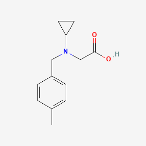 molecular formula C13H17NO2 B11759988 [Cyclopropyl-(4-methyl-benzyl)-amino]-acetic acid 