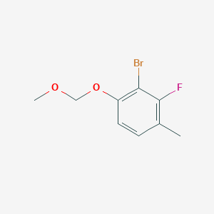 2-Bromo-3-fluoro-1-(methoxymethoxy)-4-methylbenzene