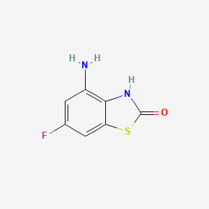 4-Amino-6-fluoro-2,3-dihydro-1,3-benzothiazol-2-one