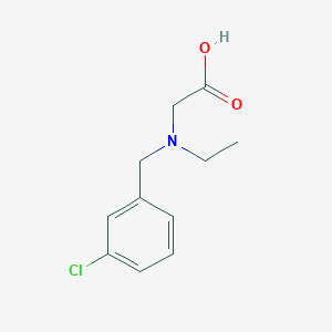 [(3-Chloro-benzyl)-ethyl-amino]-acetic acid