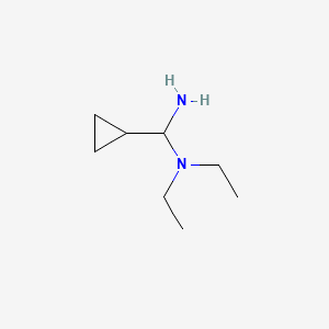 [Amino(cyclopropyl)methyl]diethylamine