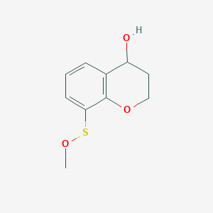 8-(methoxysulfanyl)-3,4-dihydro-2H-1-benzopyran-4-ol