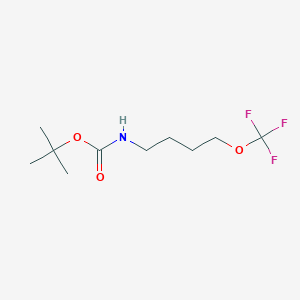 (4-Trifluoromethoxy-butyl)-carbamic acid tert-butyl ester