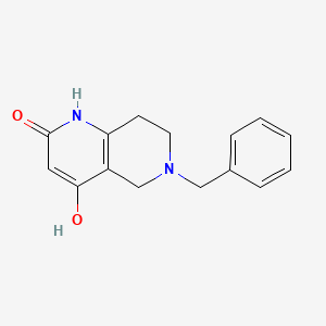 6-Benzyl-4-hydroxy-5,6,7,8-tetrahydro-1,6-naphthyridin-2(1H)-one