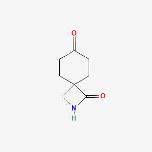 molecular formula C8H11NO2 B11760122 2-Azaspiro[3.5]nonane-1,7-dione 