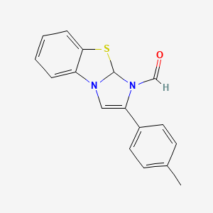 2-(4-methylphenyl)-3aH-imidazo[2,1-b][1,3]benzothiazole-3-carbaldehyde