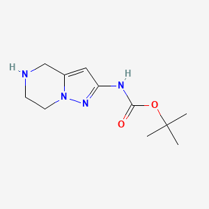 tert-Butyl N-{4H,5H,6H,7H-pyrazolo[1,5-a]pyrazin-2-yl}carbamate