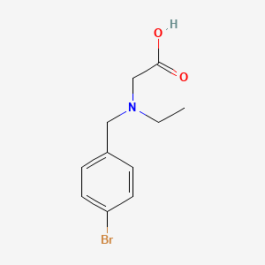 molecular formula C11H14BrNO2 B11760153 [(4-Bromo-benzyl)-ethyl-amino]-acetic acid 