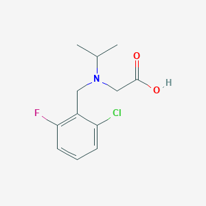 molecular formula C12H15ClFNO2 B11760165 [(2-Chloro-6-fluoro-benzyl)-isopropyl-amino]-acetic acid 