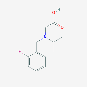 molecular formula C12H16FNO2 B11760208 [(2-Fluoro-benzyl)-isopropyl-amino]-acetic acid 