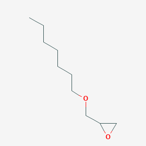 molecular formula C10H20O2 B11760218 Oxirane, [(heptyloxy)methyl]- CAS No. 25717-59-3