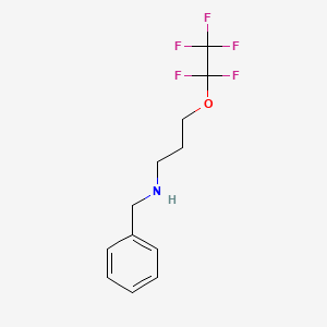 Benzyl-(3-pentafluoroethyloxy-propyl)-amine