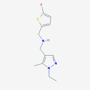 [(1-ethyl-5-methyl-1H-pyrazol-4-yl)methyl][(5-fluorothiophen-2-yl)methyl]amine